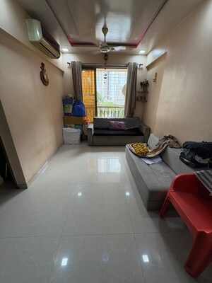 Living Room in 1 BHK Apartment at Gurukrupa Raj Hills, Borivali East – for Sale