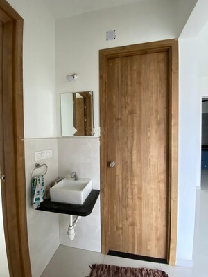 Bathroom in 2 BHK Apartment at Rama Fusion Towers, Hinjewadi – for Rent