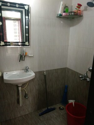 Bathroom in 2 BHK Apartment at Bhoomi Trivas CHS Ltd, Kharghar – for Rent