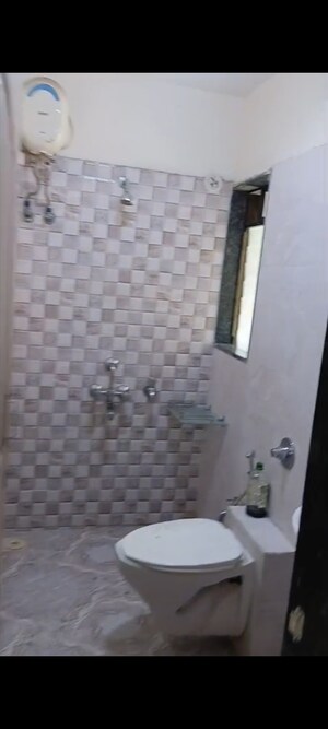Bathroom in 1 BHK Apartment at Jagdale Velvet, Vartak Nagar – for Rent