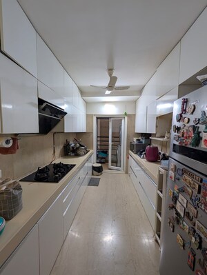 Kitchen in 3 BHK Apartment at Kanakia Spaces Paris, Bandra East – for Rent