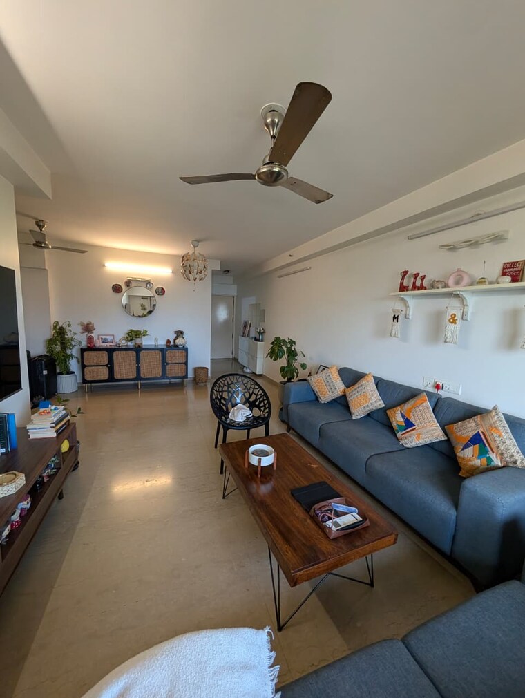 Living Room, kanakia-spaces-paris 3 Bedroom 1500 Sq.Ft. Apartment In Bandra East Mumbai 10556059