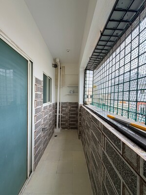 Balcony in 2 BHK Apartment at Jai Park Square, Kodigehalli – for Rent