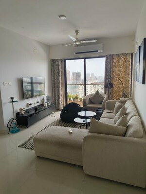 Living Room in 3 BHK Apartment at Sunteck City Avenue 1, Goregaon West – for Rent