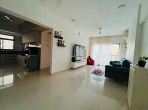Living Room in 2 BHK Apartment at Vengurlekars Chaitra, Andheri West – for Rent