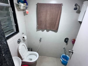 Bathroom in 1 BHK Apartment at Vardhan Heights, Chembur – for Rent