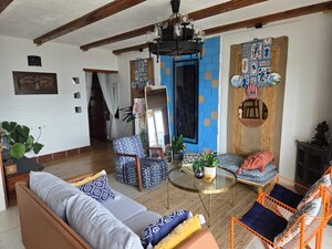 Living Room in 3 BHK Apartment at Paranjape Schemes Yuthika, Baner – for Rent