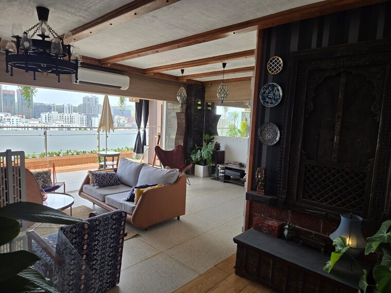 Living Room, paranjape-schemes-yuthika 3 Bedroom 1650 Sq.Ft. Apartment In Baner Pune 10556105