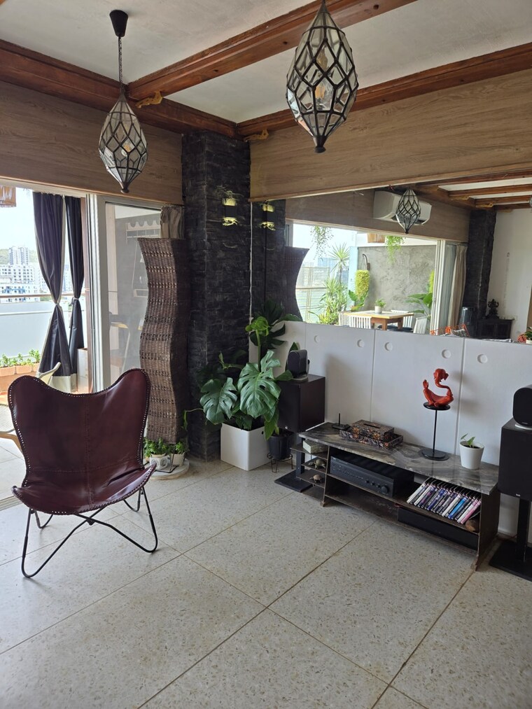 Living Room, paranjape-schemes-yuthika 3 Bedroom 1650 Sq.Ft. Apartment In Baner Pune 10556105