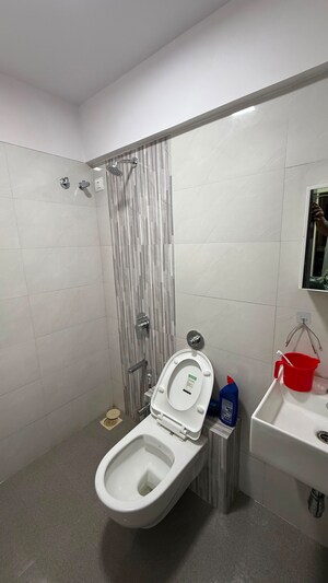 Bathroom in 1 BHK Apartment at Atul Horizon, Bhandup West – for Rent