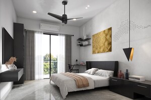Bedroom in 3 BHK Apartment at T And T The Blue, Siddharth Vihar – for Sale