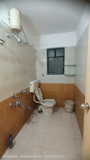 Bathroom in 3 BHK Apartment at Montvert Finesse Apartment, Pashan – for Rent