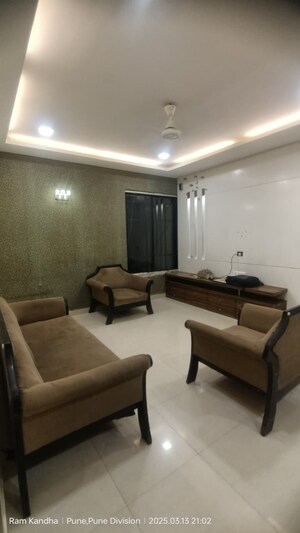 Living Room in 3 BHK Apartment at Montvert Finesse Apartment, Pashan – for Rent