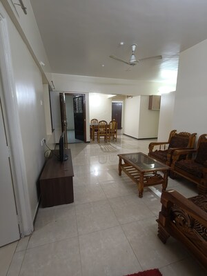 Living Room in 3 BHK Apartment at Vasudha Sai Simran, Aundh – for Rent