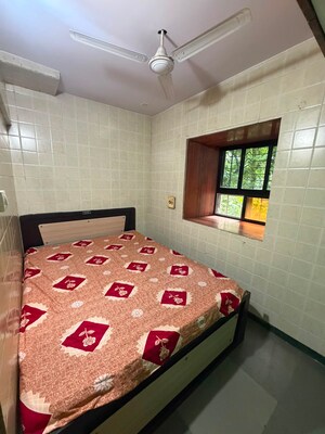 Bedroom in 2 BHK Apartment at Bright CHS, Thane West – for Rent