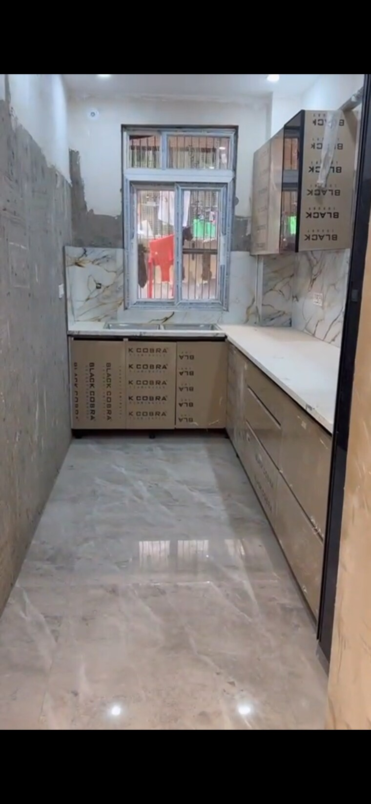 Kitchen, sainik colony 3 Bedroom 1300 Sq.Ft. Builder Floor In Sainik Colony Faridabad 10556207