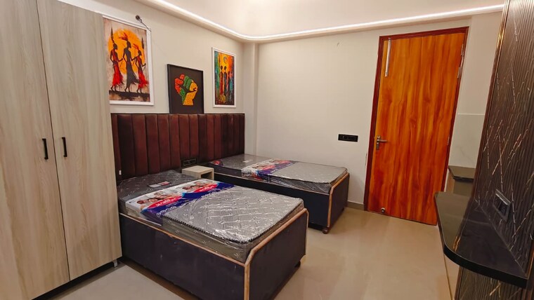 Bedroom, sector 21 1 RK 950 Sq.Ft. Independent House In Sector 21 Gurgaon 10556216