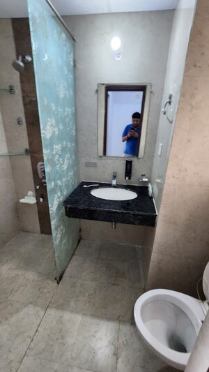Bathroom in 3 BHK Apartment at Parth Blue Monarch, Gomti Nagar – for Rent