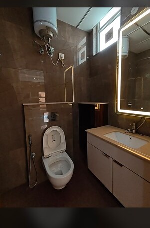 Bathroom in 3 BHK Apartment at Orbit Signature Walk, Vip Road – for Rent