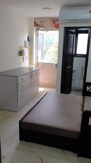 Kitchen in 1 RK Builder Floor at Malviya Nagar – for Rent