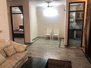 Living Room in 2 BHK Builder Floor at Lajpat Nagar I – for Rent