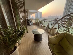 Balcony in 3 BHK Apartment at M3M Golf Estate, Sector 65 – for Rent