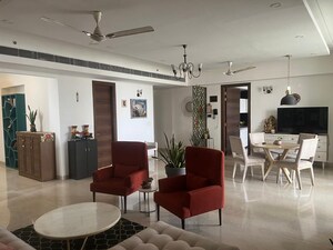 Living Room in 3 BHK Apartment at M3M Golf Estate, Sector 65 – for Rent
