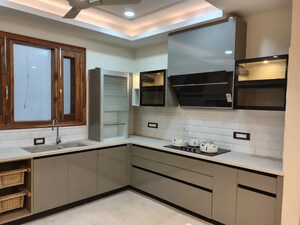 Kitchen in 3 BHK Builder Floor at Greater Kailash – for Sale