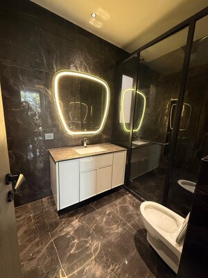 Bathroom in 4 BHK Builder Floor at Greater Kailash I – for Rent