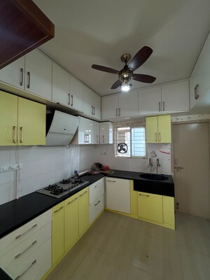 Kitchen in 3 BHK Apartment at Pyramid Carnations, Doddaballapur Road – for Rent