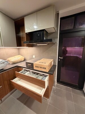 Kitchen in 2.5 BHK Apartment at Krisumi Waterside Residences, Sector 36a – for Rent