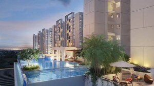 3 BHK Apartment – Exterior View View at Purva Atmosphere, Thanisandra Main Road - for Sale