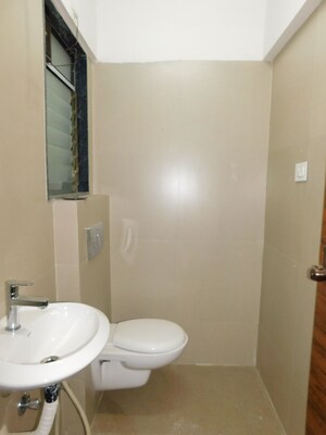 Bathroom in 1 BHK Apartment at The Makwana Om Palace, Malad West – for Rent