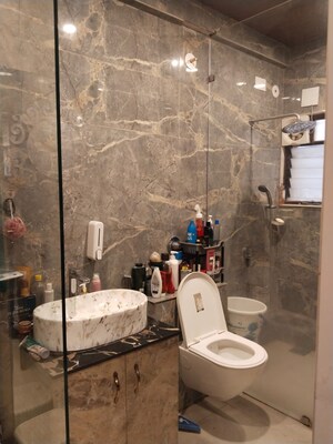 Bathroom in 3.5 BHK Independent House at Veerabhadra Nagar – for Rent