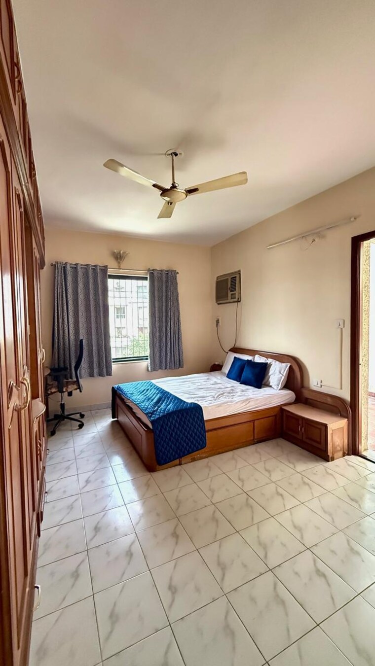 Bedroom, nikash-skies-chs 3 Bedroom 1500 Sq.Ft. Apartment In Pashan Pune 10562204