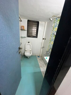 Bathroom in 3 BHK Apartment at Dhiraj Tower, Chembur – for Rent
