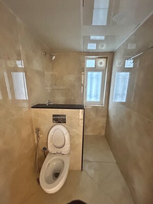 Bathroom in 3 BHK Apartment at Aurobindo Kohinoor, Serilingampally – for Rent