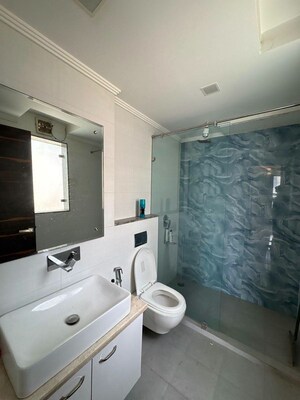 Bathroom in 3 BHK Apartment at Smart World Orchard, Sector 61 – for Rent