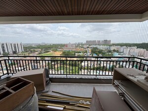 Balcony in 3 BHK Apartment at Praneeth Pranav Solitaire, Bachupally – for Rent