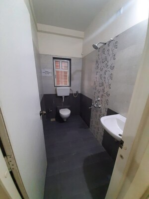 Bathroom in 3 BHK Apartment at Mhada Towers Pimpri, Pimpri – for Rent