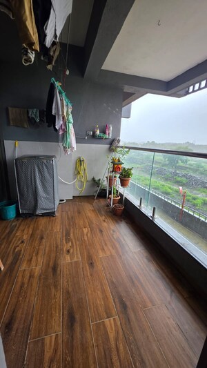 Balcony in 2 BHK Apartment at City One Square, Kiwale – for Sale
