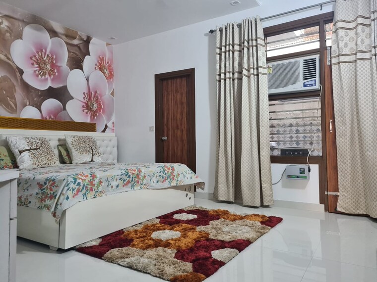 Bedroom, dhakoli 3 Bedroom 1100 Sq.Ft. Independent House In Dhakoli Zirakpur 10562297
