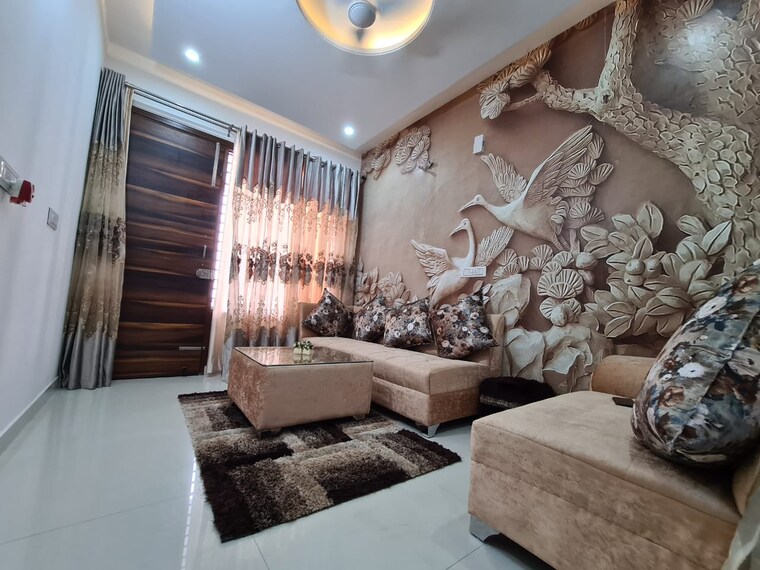 Living Room, dhakoli 3 Bedroom 1100 Sq.Ft. Independent House In Dhakoli Zirakpur 10562297