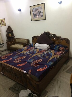 Bedroom in 3 BHK Builder Floor at East Of Kailash – for Rent