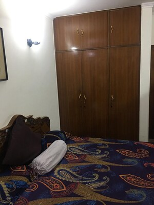 Bedroom in 3 BHK Builder Floor at East Of Kailash – for Rent