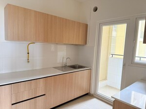 Kitchen in 2.5 BHK Apartment at Bhartiya City Nikoo Homes 4, Thanisandra Main Road – for Rent