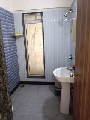 Bathroom in 1 BHK Apartment at Shivsai 9 Square, Khadakpada – for Rent