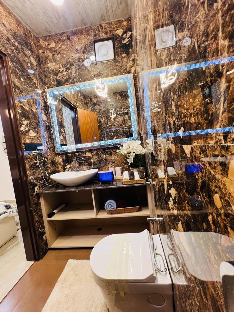 Bathroom, kharar mohali road 1 Bedroom 1100 Sq.Ft. Apartment In Kharar Mohali Road Kharar 10562313