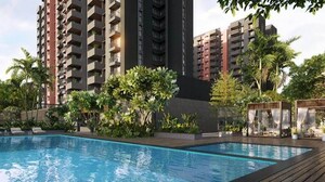 Swimming Pool in 3 BHK Apartment at Sattva Songbird, Budigere Cross – for Sale