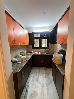 Kitchen in 2 BHK Builder Floor at Kalkaji – for Rent
